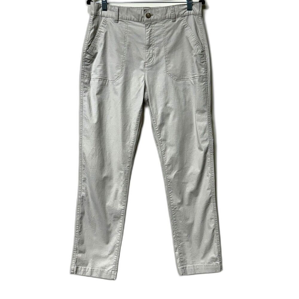 EDDIE BAUER Light Khaki Flat Front Pants, Sz 6T